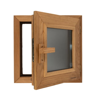 Окно Woodson PRO стекло GREY 40x40 см, Дуб. Фото № 2