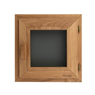 Окно Woodson PRO стекло GREY 40x40 см, Дуб. Фото № 1