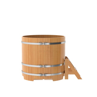 Купель Круглая Bentwood из натуральной лиственницы Премиум 1,17 х 1,17 х 1,1 м. Фото № 2