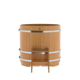 Купель Круглая Bentwood из натуральной лиственницы Премиум 1,17 х 1,17 х 1,1 м. Фото № 3