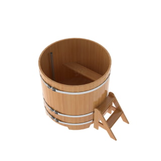 Купель Круглая Bentwood из натуральной лиственницы Премиум 1,17 х 1,17 х 1,1 м. Фото № 4