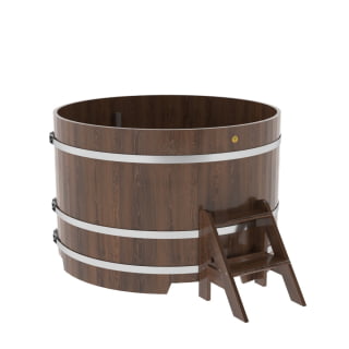 Купель Круглая Bentwood из морёного дуба 1,50 х 1,50 х 1,0 м. Фото №1