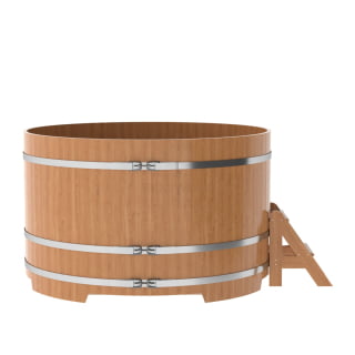 Купель Круглая Bentwood из натурального дуба 1,80 х 1,80 х 1,1 м. Фото №4