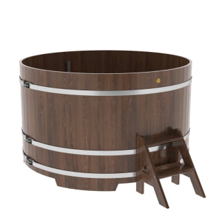 Купель Круглая Bentwood из морёного дуба 1,80 х 1,80 х 1,1 м. Фото № 1