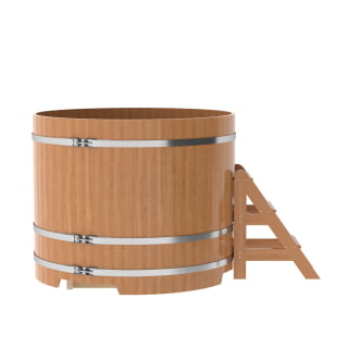 Купель Круглая Bentwood из натурального дуба 1,50 х 1,50 х 1,2 м. Фото № 2