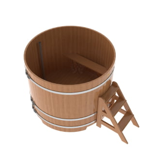 Купель Круглая Bentwood из натурального дуба 1,50 х 1,50 х 1,2 м. Фото № 3