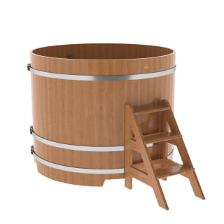 Купель Круглая Bentwood из натурального дуба 1,50 х 1,50 х 1,2 м. Фото № 1