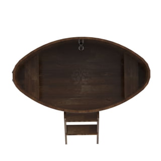 Купель овальная Bentwood из сращенных ламелей мореной лиственницы 0,92 х 1,66 х 1,0 м. Фото № 5
