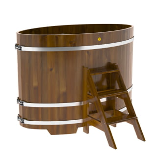 Купель Овальная Bentwood из морёной лиственницы Рустик 0,92 х 1,66 х 1,2 м. Фото № 1