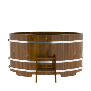 Купель Овальная Bentwood из морёной лиственницы Рустик 1,15 х 1,83 х 1,0 м. Фото № 2