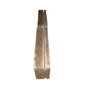 Кирпич из гималайской соли шлифованный 20x10x5 см., с пазом для монтажа. Фото №4