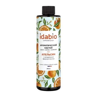 Ароматический настой для бани Апельсин IDABIO 250 мл. Фото № 1