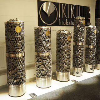 Печь для сауны IKI Pillar 9 кВт, встроенное управление (150 кг камней). Фото №3