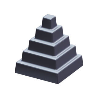 Комплект чугунных пирамид 9 шт.. Фото №2