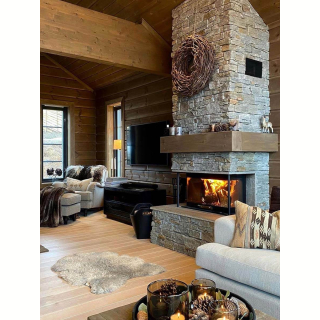 3Д панель из камня Кварцит серо-зеленый (Грубый камень) 550x200x20-40 мм (4 шт.). Фото № 6