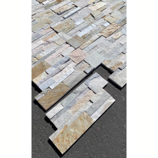 3Д панель из камня Сланец бежевый (Модерн) 350х180х10-20 мм (6 шт.). Фото № 3