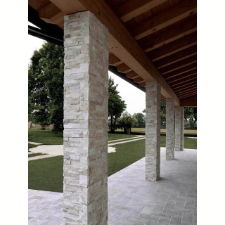 3Д панель из камня Кварцит бежевый (Модерн) 350х180х10-20 мм (6 шт.). Фото № 4