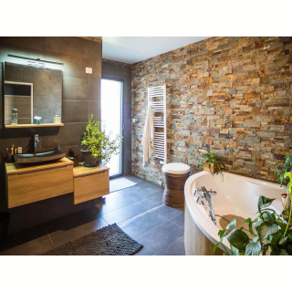 3Д панель из камня Сланец мультиколор (Модерн) 350х180х10-20 мм (7 шт.). Фото № 4