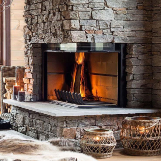 3Д панель из камня Наружный угол, Кварцит серо-зеленый (Грубый камень) 200+350x200x20-40мм. Фото № 4