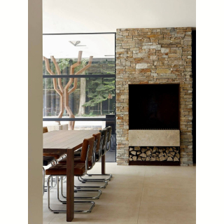 3Д панель из камня Наружный угол, Кварцит бежевый (Грубый камень) 200+350x200x20-40мм. Фото № 7