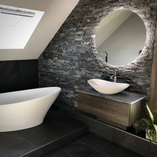 3Д панель из камня Мрамор древесный-серый (Неоклассика) 600х150х10-20 мм (6 шт.). Фото № 6