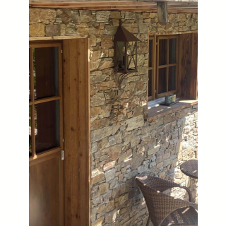 3Д панель из камня Кварцит мультиколор (Грубый камень) 550x200x20-40 мм (4 шт.). Фото № 6