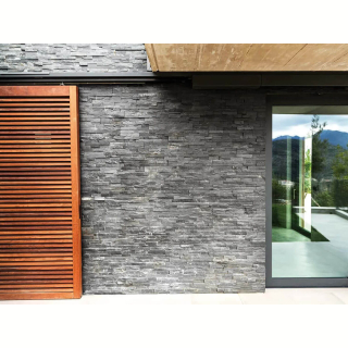 3Д панель из камня Сланец чёрный (Неоклассика) 600х150х10-20 мм (6 шт.). Фото № 8