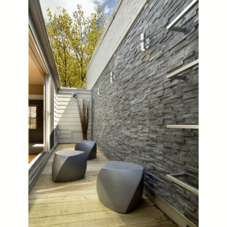 3Д панель из камня Сланец чёрный (Неоклассика) 600х150х10-20 мм (6 шт.). Фото № 4