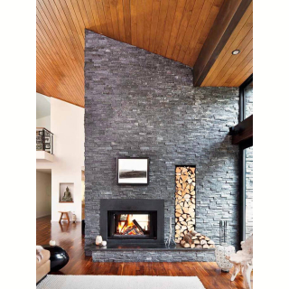 3Д панель из камня Кварцит чёрный (Неоклассика) 600х150х10-20 мм (6 шт.). Фото № 5