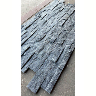 3Д панель из камня Кварцит чёрный (Неоклассика) 600х150х10-20 мм (6 шт.). Фото № 7