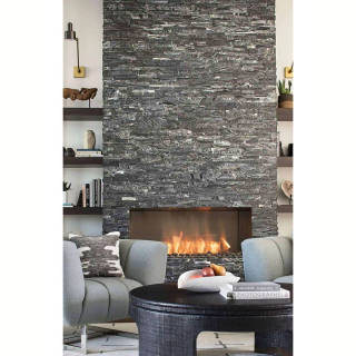 3Д панель из камня Мрамор древесный-серый (Классика) 600х150х10-25 мм (6 шт.). Фото № 5