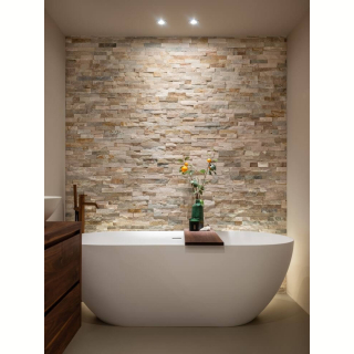 3Д панель из камня Сланец бежевый (Классика) 600х150х10-20 мм (7 шт.). Фото № 4