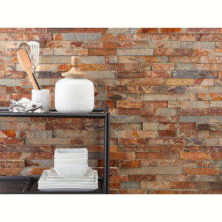 3Д панель из камня Сланец мультиколор (Классика) 600х150х10-20 мм (7 шт.). Фото № 8