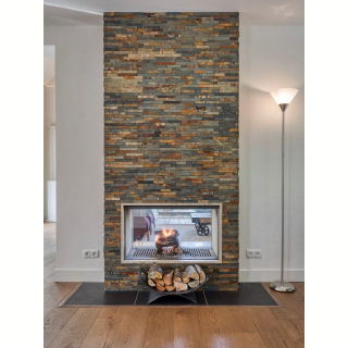 3Д панель из камня Сланец мультиколор (Классика) 600х150х10-20 мм (7 шт.). Фото № 6