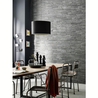 3Д панель из камня Сланец чёрный (Классика) 600х150х10-20 мм (7 шт.). Фото № 4