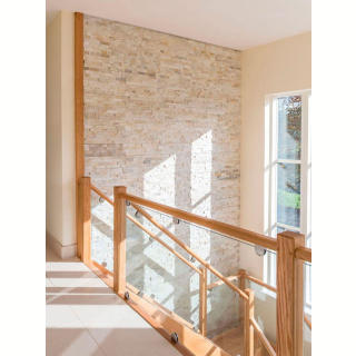 3Д панель из камня Кварцит бежевый (Классика) 600х150х10-20 мм (7 шт.). Фото № 5