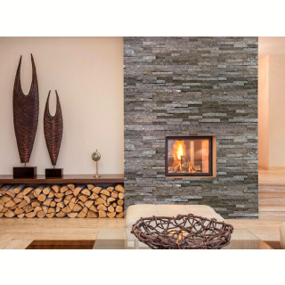 3Д панель из камня Кварцит зелёный (Классика) 600х150х10-20 мм (7 шт.). Фото № 5