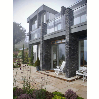 3Д панель из камня Сланец чёрный (Модерн) 350х180х10-20 мм (7 шт.). Фото № 5