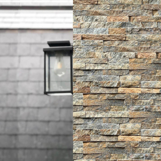 3Д панель из камня Кварцит мультиколор (Классика) 600х150х10-20 мм (7 шт.). Фото № 5