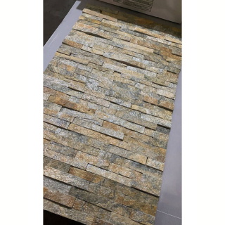 3Д панель из камня Кварцит мультиколор (Классика) 600х150х10-20 мм (7 шт.). Фото № 4