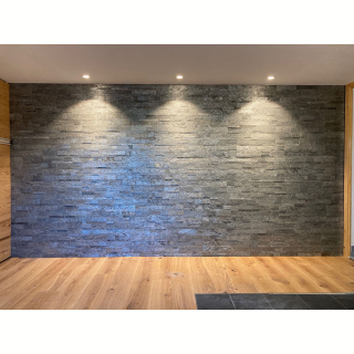 3Д панель из камня Сланец серый 