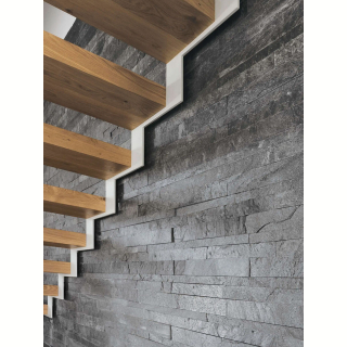 3Д панель из камня Сланец серый 