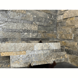 3Д панель из камня Сланец зелёный 