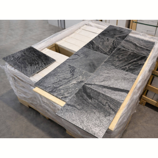 Плитка из камня Сланец серый 