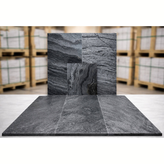 Плитка из камня Сланец серый 