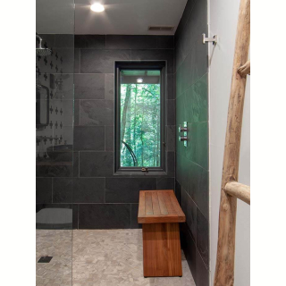 Плитка из камня Сланец чёрный (Натуральный скол) 300x600x10 мм (6 шт.). Фото № 8