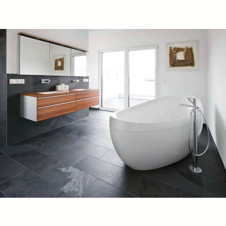 Плитка из камня Сланец чёрный (Натуральный скол) 300x600x10 мм (6 шт.). Фото № 5