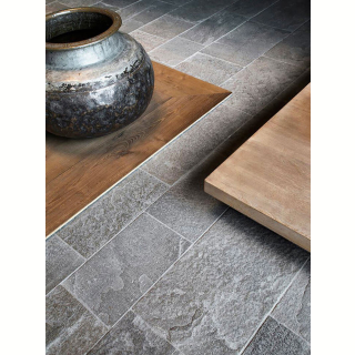 Плитка из камня Сланец серый 