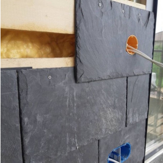 Плитка из камня Сланец чёрный (Натуральный скол) 100x300x5-7 мм (20 шт.). Фото № 8