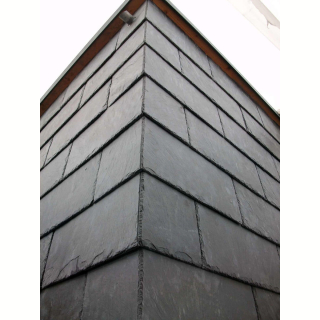 Плитка из камня Сланец чёрный (Натуральный скол) 200x400x5-7 мм (20 шт.). Фото № 10